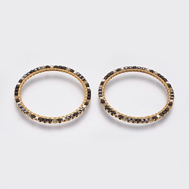 Латунные соединительные колечки, с бисером, кольцо