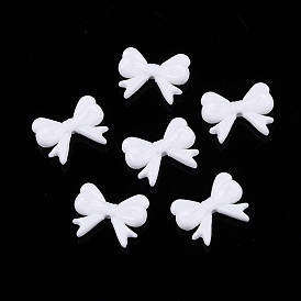 Непрозрачные акриловые бусины, бантом