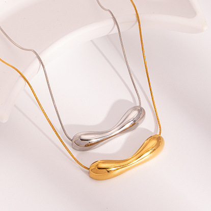 Элегантные 304 подвески из нержавеющей стали в форме арахиса