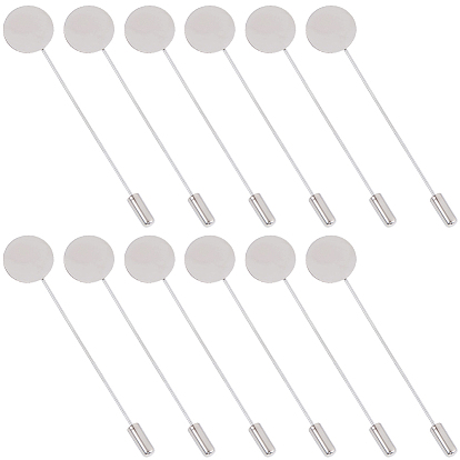 70шт. 201 фурнитура для броши из нержавеющей стали