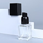Glass Empty Press Pump Bottles, Refillable Travel Cosmetic Emulsion Storage Bottle