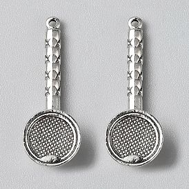 Hip-hop Style Alloy Pendants, Platinum