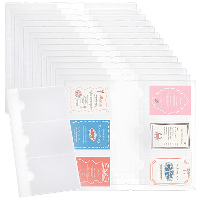 Прямоугольный ПВХ-пакет для документов, сумка для карт