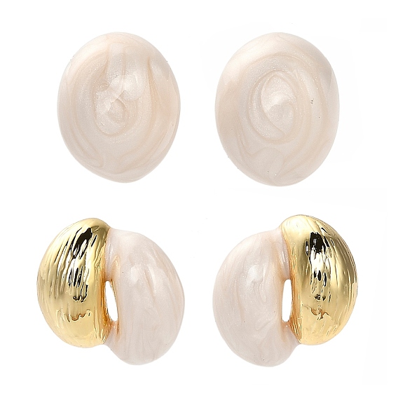 Серьги-гвоздики из латуни, реальный 14 k позолоченный