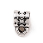Tibetan Style Alloy Tube Bails, Loop Bails, Hanger Links, Column