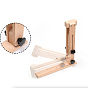 Adjustable Wooden Leather Craft Retaining Clip, Lacing Pony Horse Clamp Table Desktop Tool, for DIY Craft Making