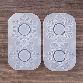 DIY Candle Silicone Molds, Decoration Making, for Candle Making, Snowflake