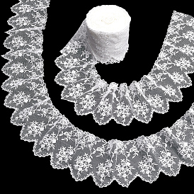 7.5 ярдов цветочный узор искусственные волокна кружево вышивка шитье отделка, аксессуары для одежды diy