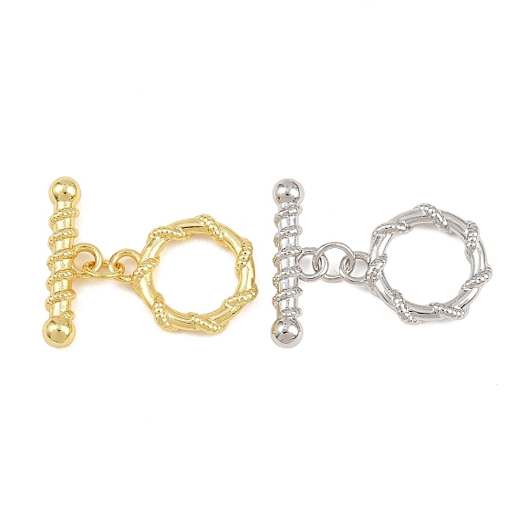 Застежки-тоглы с поворотным кольцом из латуни, без кадмия и без свинца, долговечный