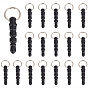 50Pcs Silicone Mobile Anti-Dust Plugs, with 50Pcs Iron Split Rings