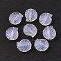 Transparent Acrylic Beads, Glitter Powder, Conch
