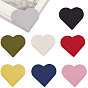 16шт 8 цвета закладки из искусственной кожи, угловой маркер для книголюбов, формы сердца