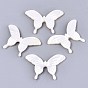 Natural White Shell Mother of Pearl Shell Beads, Butterfly