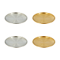 201 Stainless Steel Dinner Plate Serving Tray, Flat Round