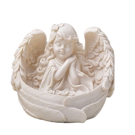Религия ангел ребенок смола хрустальные шары держатели, подставка для хрустального шара, украшения для домашнего стола