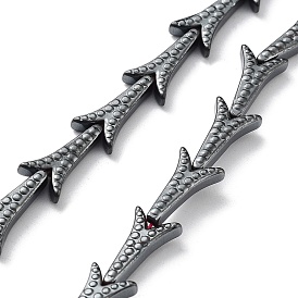Synthetic Non-Magnetic Hematite Beads Strands, Arrow Head