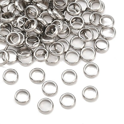 Кольцо 304 из нержавеющей стали разделительные бусины, металлические находки для поставок ювелирных изделий