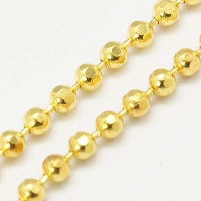 Граненые латунные шаровые цепи, пайки, круглые