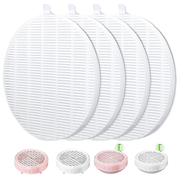Filtro para máquina de decoración de uñas con telas no tejidas, rondo