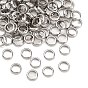 Кольцо 304 из нержавеющей стали разделительные бусины, металлические находки для поставок ювелирных изделий