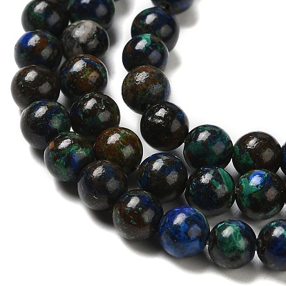 Natural Chalcopyrite Beads Strands, Round