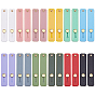 24Pcs 12 Colors Rectangle Silicone Phone Strap Grip Holder Finger, Telescopic Phone Finger Strap Stand, Universal Finger Kickstand, Golden