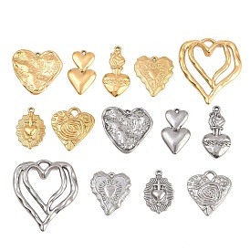 304 подвески из нержавеющей стали, шарма сердца
