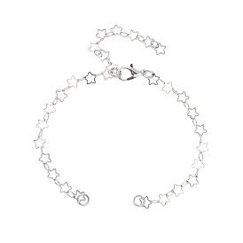 Изготовление латунного браслета-цепочки со звездой, Сплав с застежками когтя омара