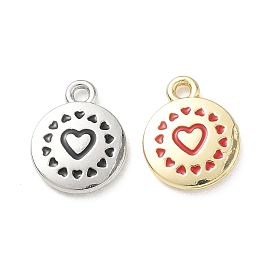 Подвески из эмали и сплава, сердце прелести, долговечный