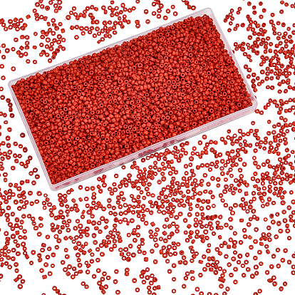 Glass Seed Beads, Opaque Colours Seed, Small Craft Beads for DIY Jewelry Making, Round