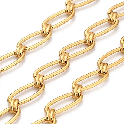 304 цепи овальные из нержавеющей стали, ионное покрытие (ip), несварные, с катушкой