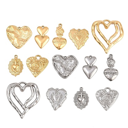 304 подвески из нержавеющей стали, шарма сердца