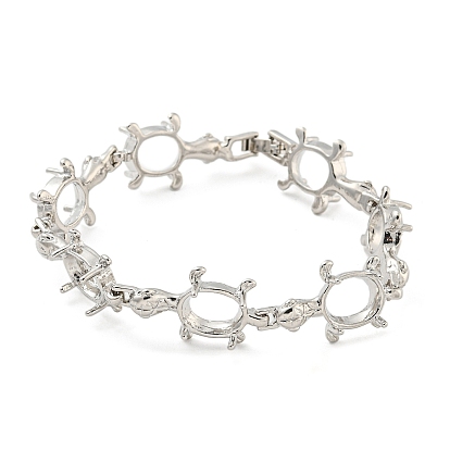 Изготовление браслета из латунной цепочки с черепашьим звеном с подносом