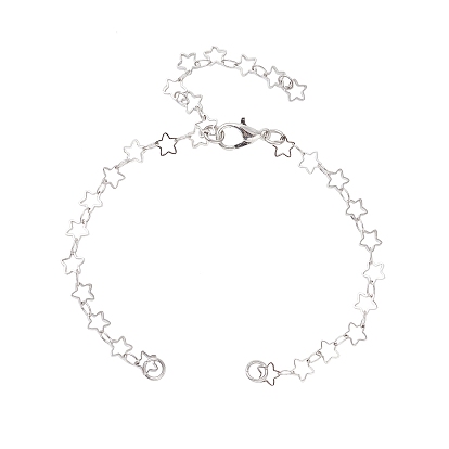 Изготовление латунного браслета-цепочки со звездой, Сплав с застежками когтя омара