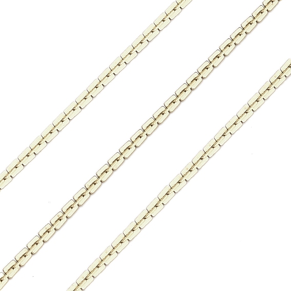 Ion Plating(IP) 304 Stainless Steel Boston Link Chains, Unwelded, with Spool