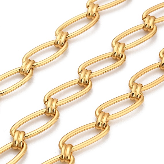 304 цепи овальные из нержавеющей стали, ионное покрытие (ip), несварные, с катушкой