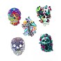 Acrylic Pendants, Skull Theme Charms