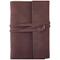 6-Ring PU Imitation Refillable Journal, Rectangle Notebook with 90Pcs Blank Paper Inserts