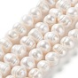 Natural Cultured Freshwater Pearl Beads Strands, Potato, Grade 3A