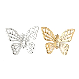 304 стальные полые подвески из нержавеющей бабочки, ионное покрытие (ip)