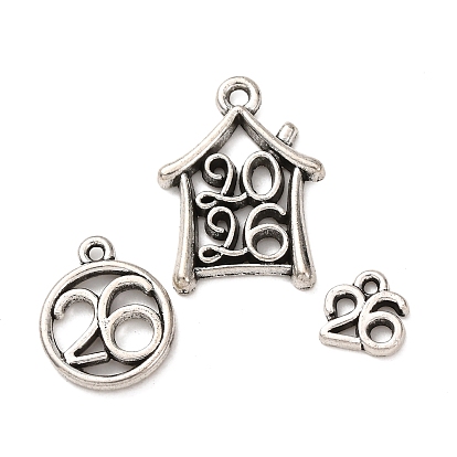 Сплавочные подвески тибетского стиля, число 2026/26 прелести