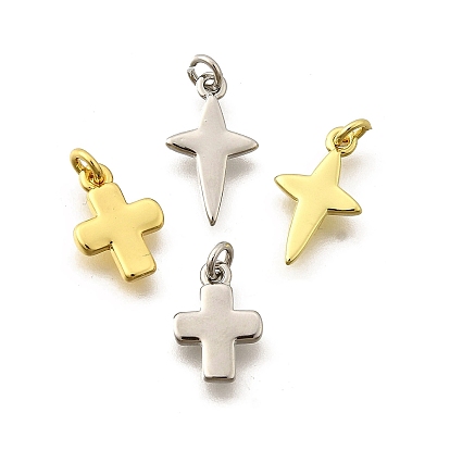 Латунные подвески, крест прелести, стойки покрытие, прочное покрытие, без кадмия и без свинца, с целью перехода в кольце