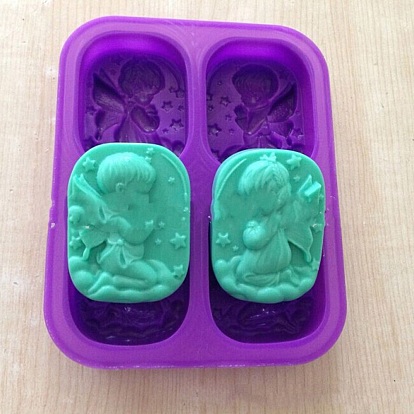 Angel DIY Silicone Soap Molds, Resin Casting Molds, For UV Resin, Epoxy Resin Jewelry Making