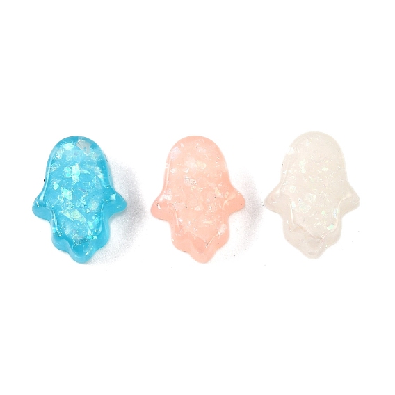 Непрозрачные подвески смолы, hamsa hand charms