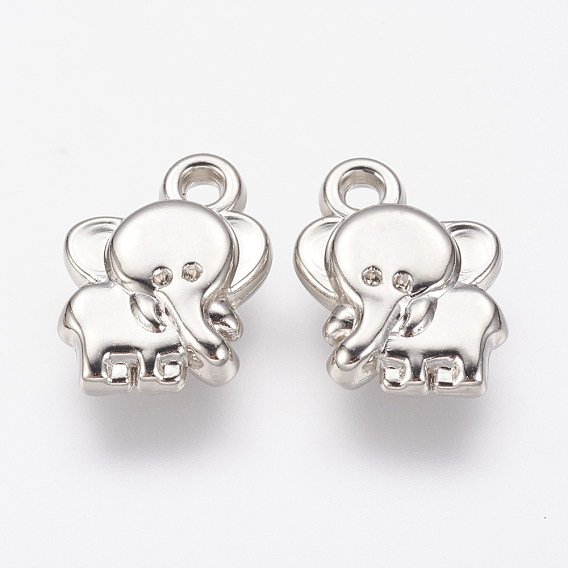 CCB Plastic Pendants, Elephant