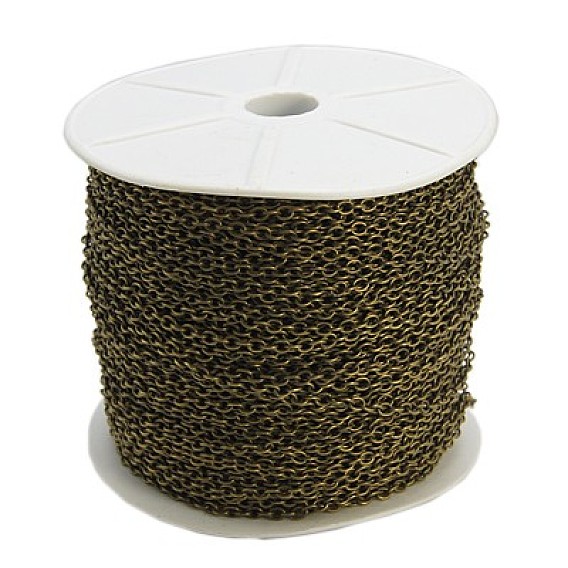 Железо кабельные сети, несварные, с катушкой, овальные