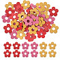 108шт. окрашенных деревянных украшений, цветок