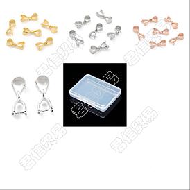 8 Stück 4 Farben 925 Sterlingsilber-Eispick-Klemmösen