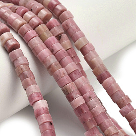 Природные родонит бисер нитей, диск, Heishi бусы