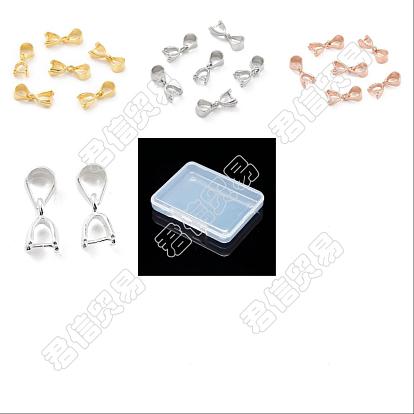 8 Stück 4 Farben 925 Sterlingsilber-Eispick-Klemmösen